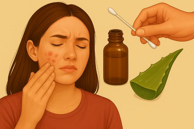 איך להעלים פצעונים במהירות