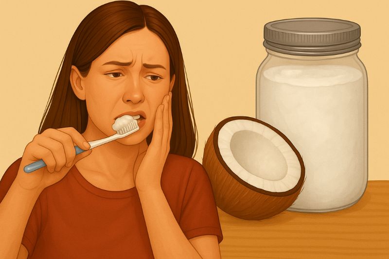 6 סיבות להחליף את משחת השיניים בשמן קוקוס