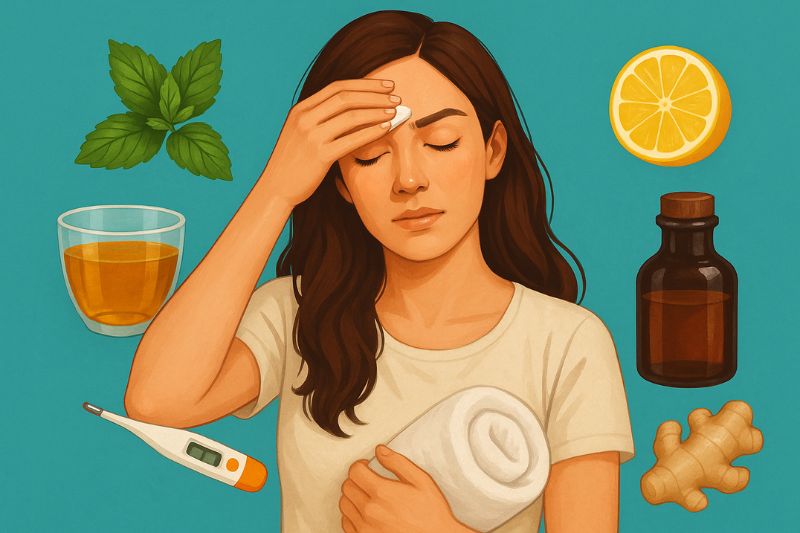 10 דרכים טבעיות לטיפול בחום