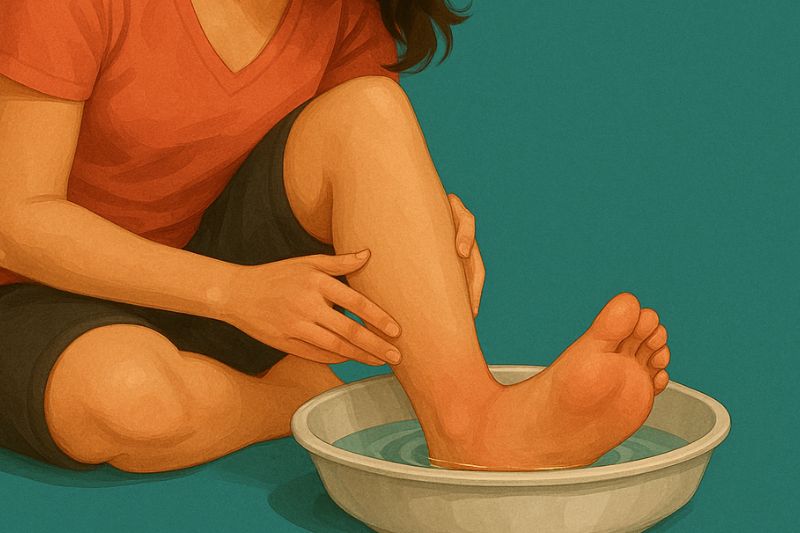 8 טיפולים טבעיים לכפות רגליים נפוחות