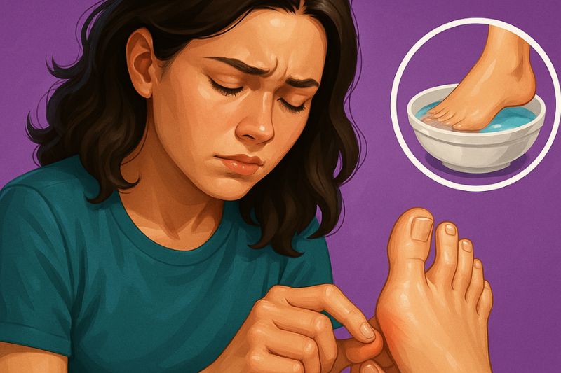 10 דרכים טבעיות להיפטר מציפורן חודרנית