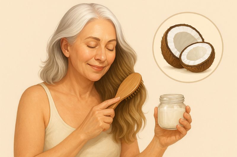 שמן קוקוס לשיער: יתרונות, שימושים וטיפים