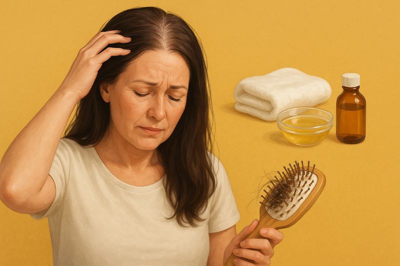 5 תרופות ביתיות לטיפול בנשירת שיער