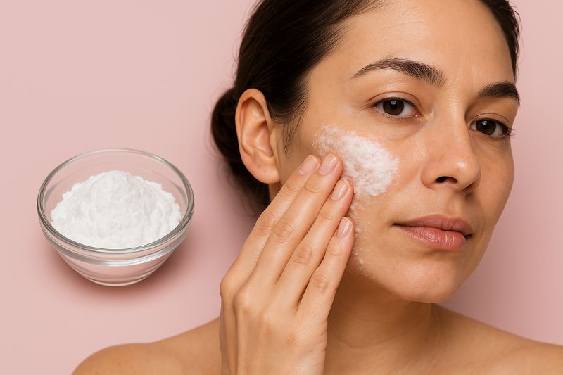 פילינג סודה לשתייה עוצמתי לטיפול בבעיות עור שונות