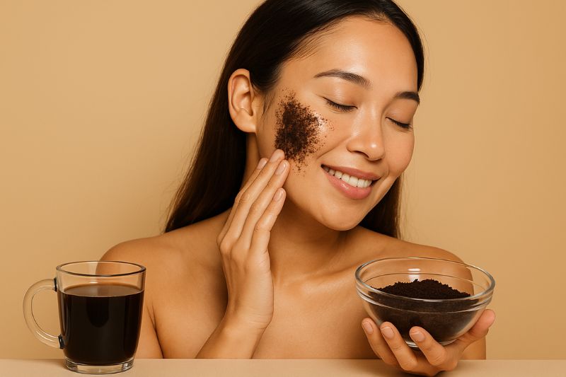 טיפולי קפה לעור זוהר ושיער בריא