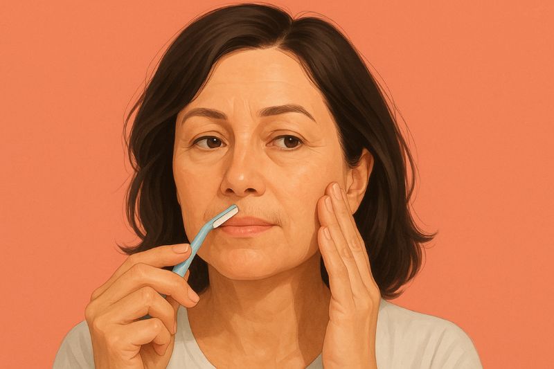 איך להסיר שיער פנים לא רצוי