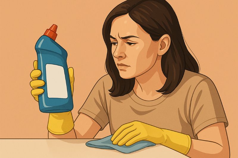 קראו את זה לפני שאתם משתמשים בחומרי ניקוי