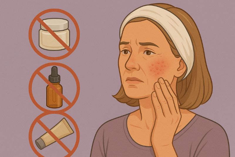 דברים שלא כדאי לשים על עור פנים רגיש!