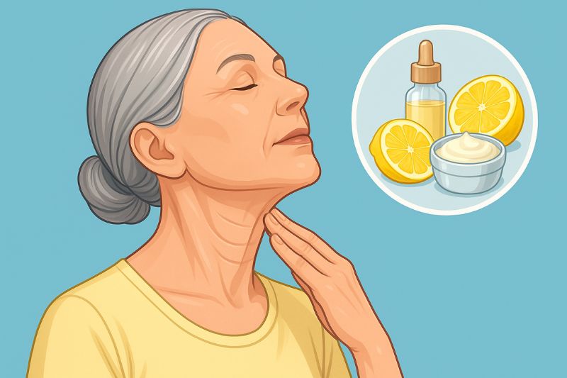 כך תעלימו קמטים מהצוואר והסנטר עם 3 מרכיבים בלבד!