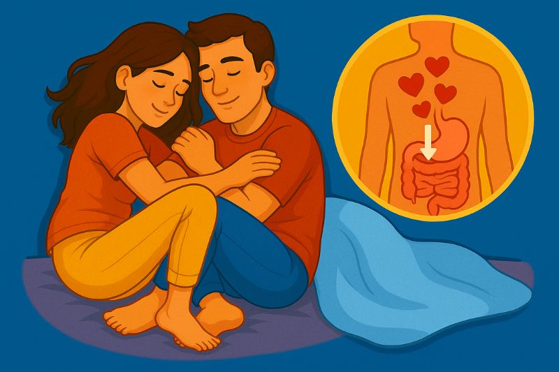 מה קורה לגוף שלנו כשאנחנו מתכרבלים?