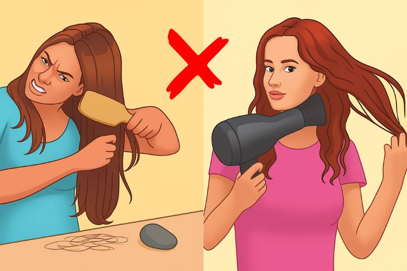 דרכים שבהן אנחנו הורסים את השיער שלנו(מבלי לשים לב)