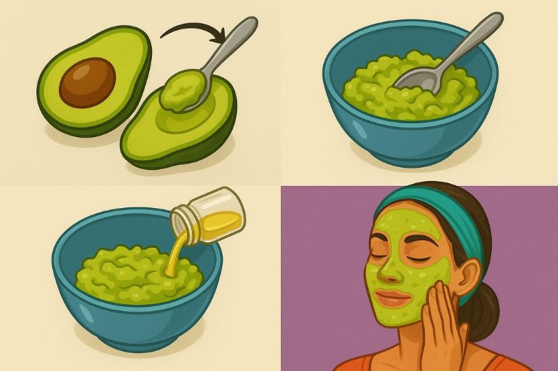 מתכון למסכת פנים אבוקדו לאקסטרה לחות