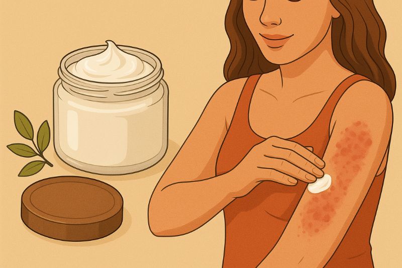 קרם גוף להכנה ביתית לאקזמה