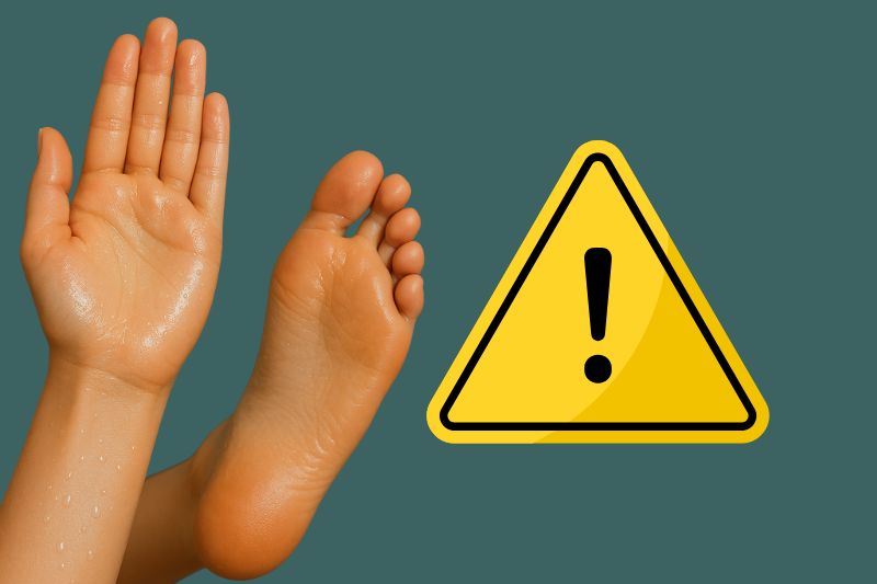 טיפולים ביתיים לכפות ידיים ורגליים מזיעות