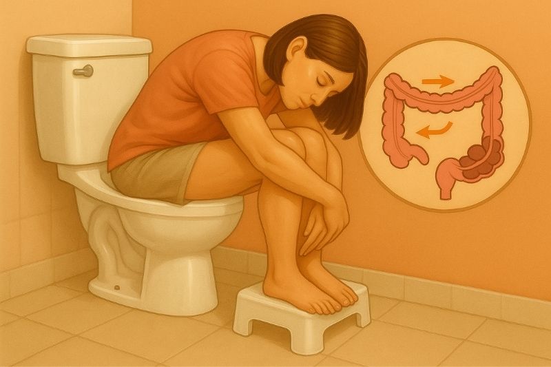 4 תנוחות שיעזרו לכם לשחרר עצירות בקלות