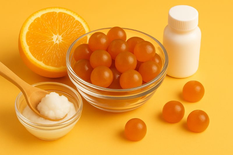 סוכריות ויטמין C ללא תוספות סוכר להכנה ביתית! 