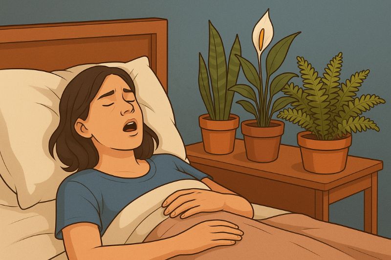 4 צמחים לחדר שינה אם אתם חווים נדודי שינה ודום נשימה