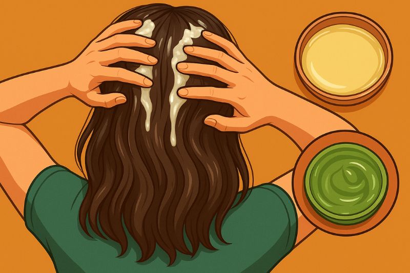 פשוט שימו את זה על השיער לצמיחה מהירה!