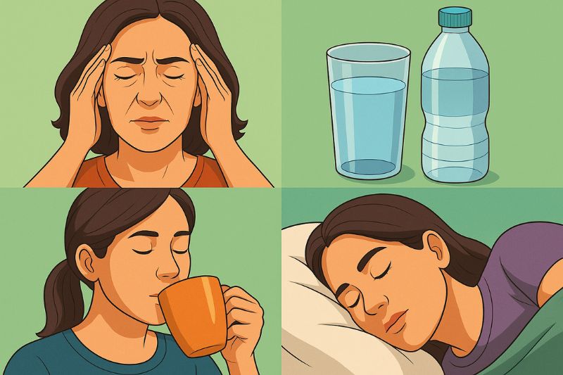 דרכים לטפל בכאבי ראש ללא תרופות