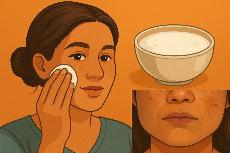 מים קסומים להעלמת כתמי גיל והלבנת העור