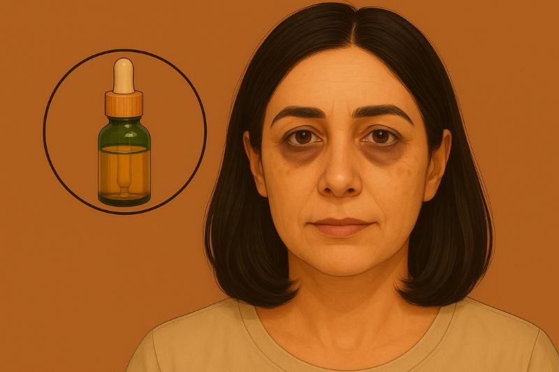 סוגים של עיגולים שחורים מתחת לעיניים: השמן הזה יעלים אותם!