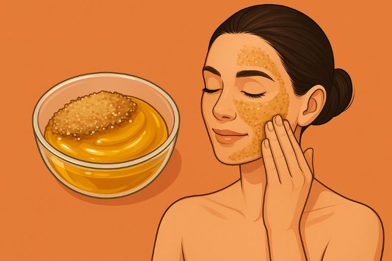 הפילינג המושלם לעור הפנים מ-2 מרכיבים בלבד!