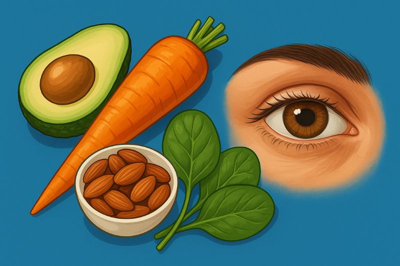 10 מזונות הטובים ביותר לבריאות העיניים