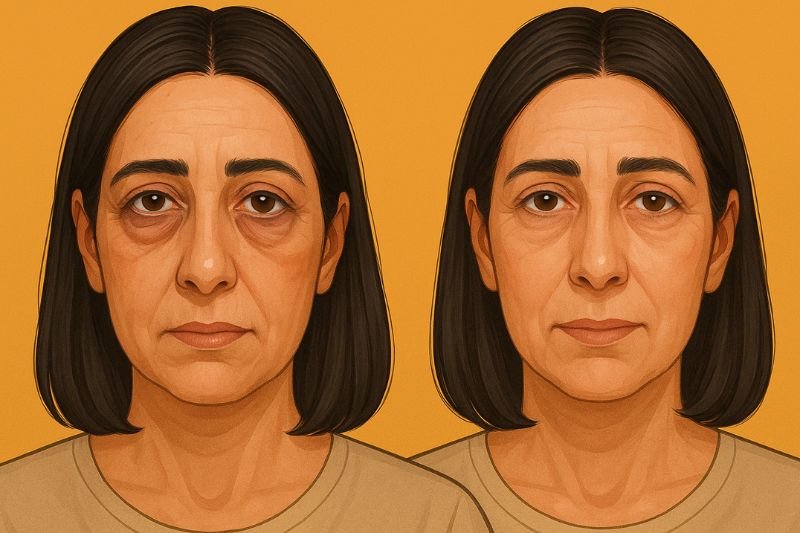 10 דרכים לטפל בנפיחות ועייפות מתחת לעיניים