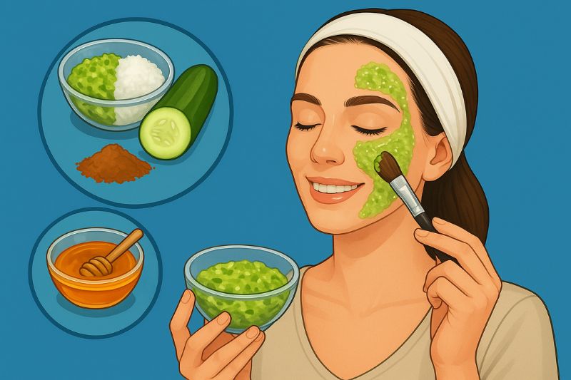 2 מסכות פנים ביתיות להבהרת העור