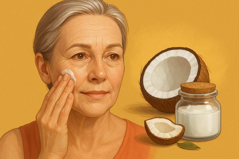 שמן קוקוס יכול לגרום לכם להיראות צעירים יותר!