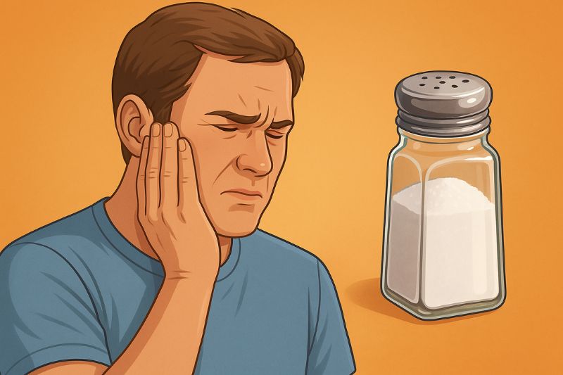 7 סימנים שאתם אוכלים יותר מדי מלח