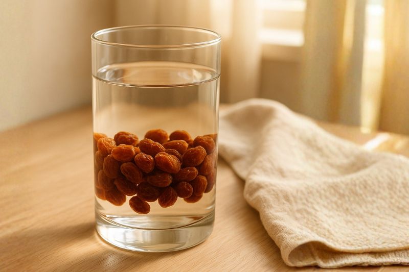 למה כדאי לשתות מי צימוקים בשעות הבוקר?