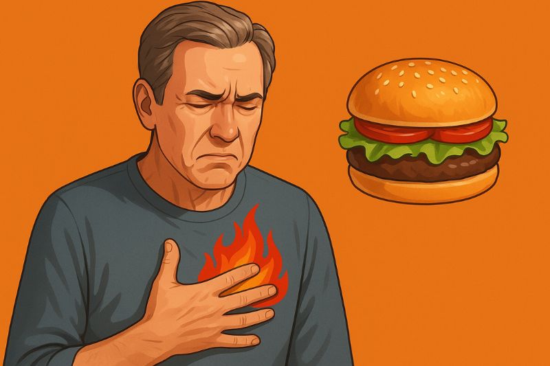 8 מזונות שיש להימנע מהם כשסובלים מצרבת