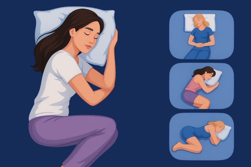 אלו הן 3 תנוחות השינה הטובות ביותר