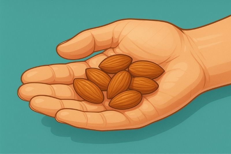 5 שקדים ביום: היתרונות הבריאותיים המפתיעים שיפתיעו אתכם