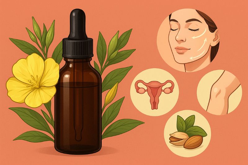 4 יתרונות ושימושים של שמן נר הלילה