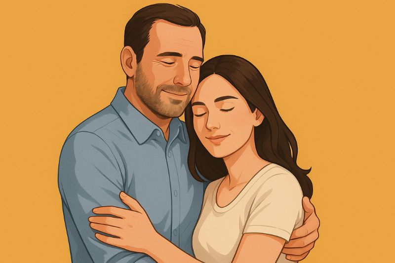 9 סימנים שבעלך מאושר בנישואים שלכם