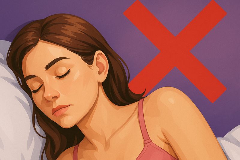 6 סכנות של לבישת חזייה בזמן שינה!