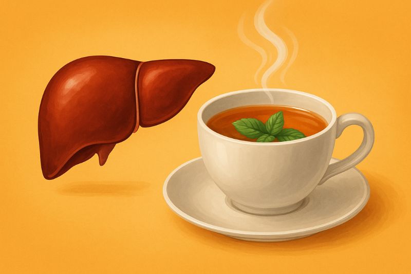 ככה התה הזה יכול להועיל לבריאות הכבד ולהפחתת דלקות