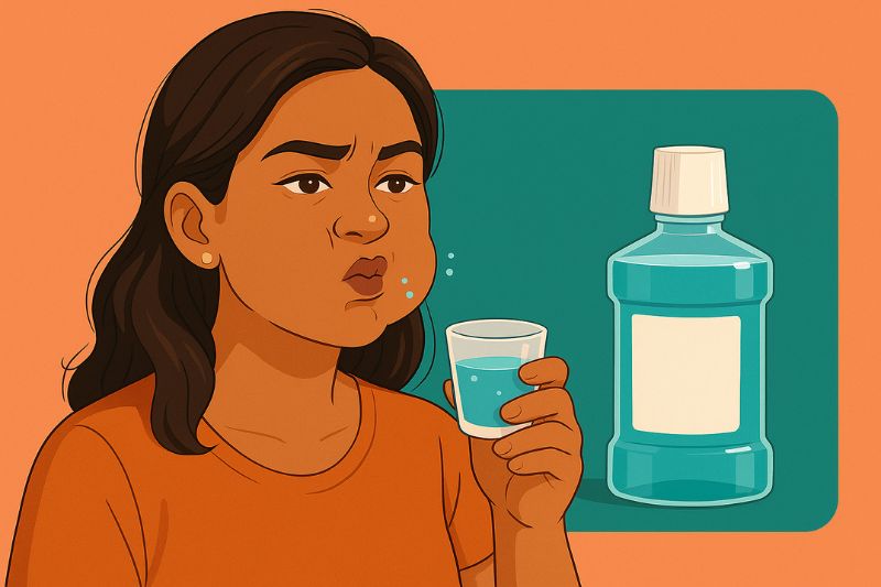 3 תופעות לוואי שעומדות מאחורי שטיפת הפה מהסוג הזה