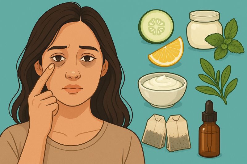 7 טיפולים טבעיים יעילים להיפטר מעיגולים כהים מתחת לעיניים