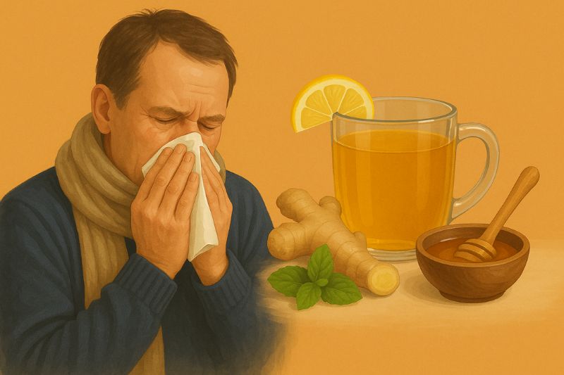 תרופות טבעיות להצטננות: כך תקלו על אי הנוחות