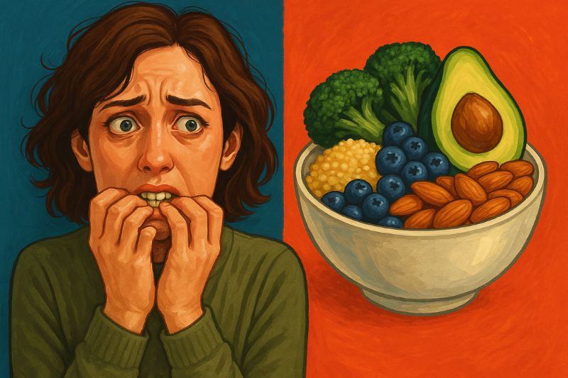 מזונות טובים יותר מתרופות לחרדה !