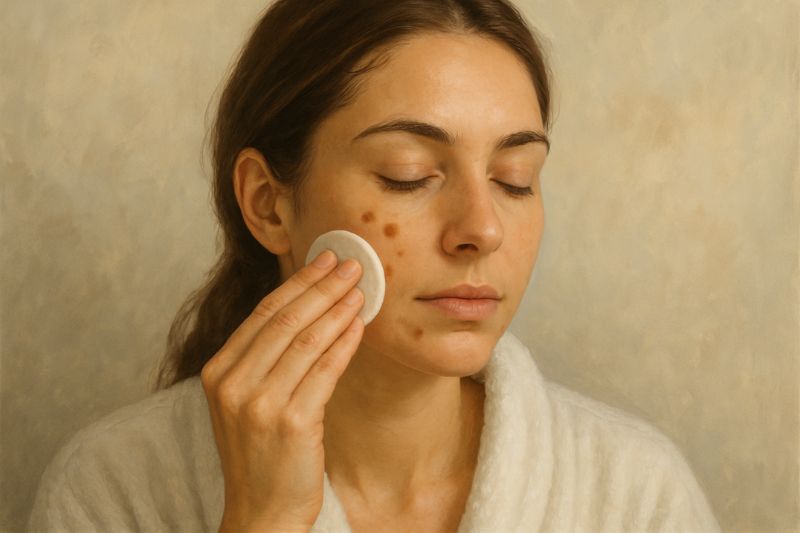 כך תעלימי כתמי עור עקשניים