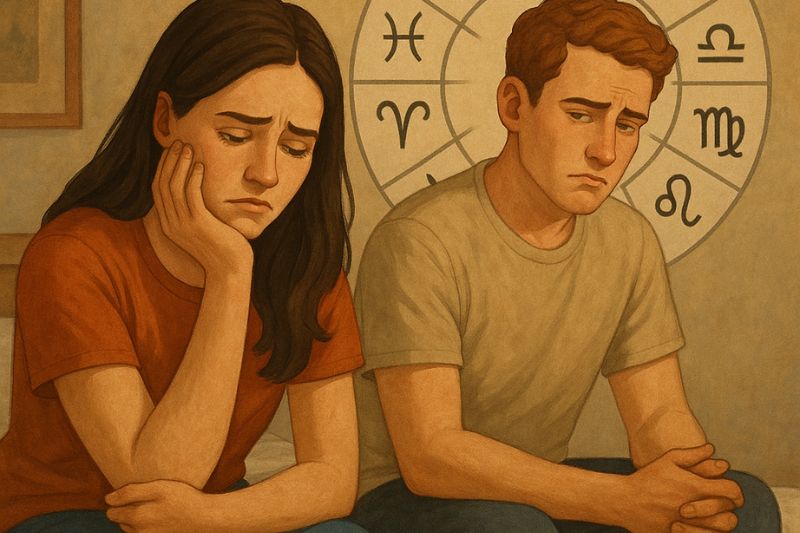 איך כל מזל מגיב לבגידה?