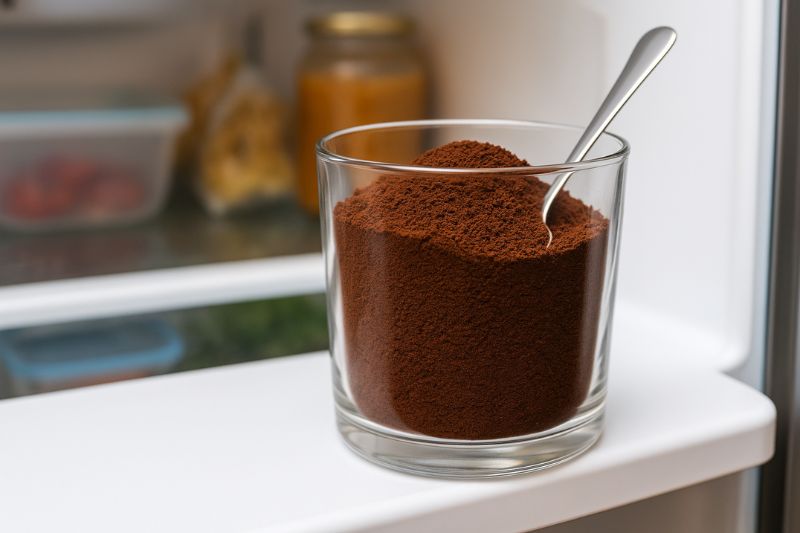 למה לשים קפה טחון במקרר?
