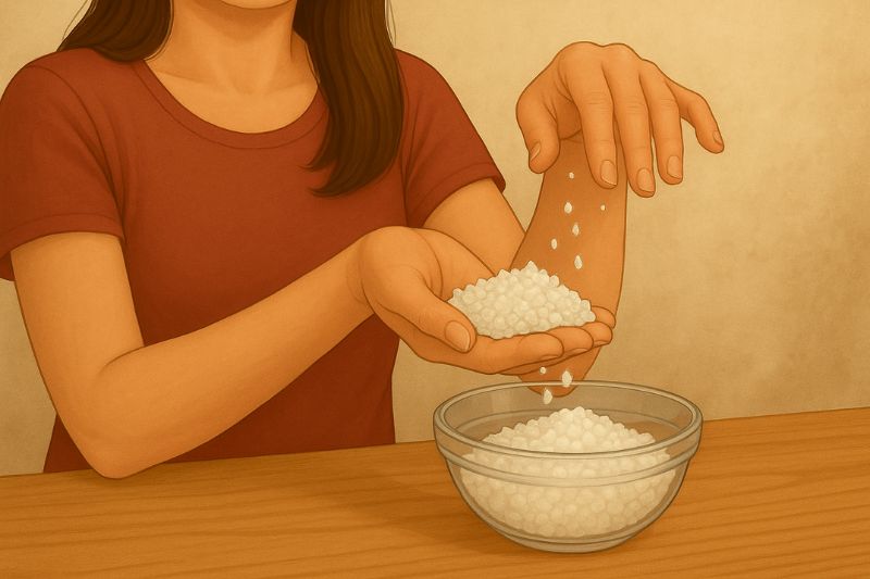 ניקוי אנרגטי עם מלח גס – שיטה עתיקה