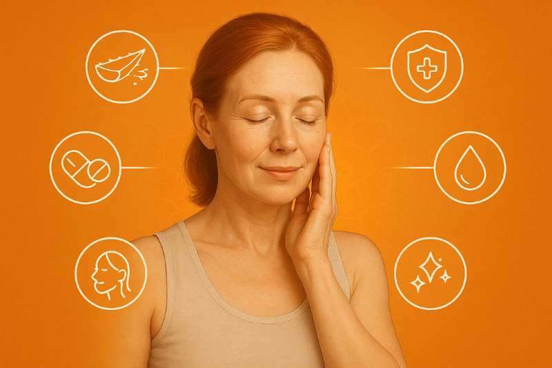 6 דברים שמחזקים את העור בגיל 40+