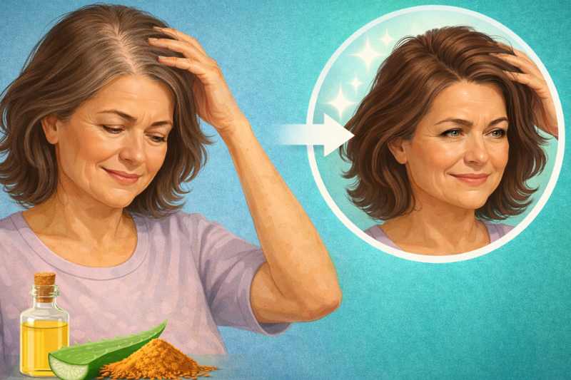 ערבבו את שני המרכיבים האלה והשיער ייראה מלא יותר