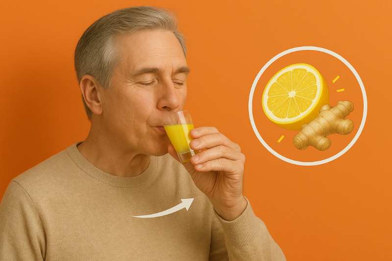 5 יתרונות של שוט יומי עם לימון וג’ינג’ר